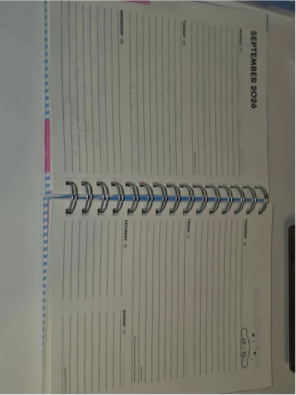 NB-2490 Sanrio Cinnamoroll 17-Month Planner 2027 Hardback Licensed